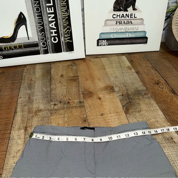 Theory black & white houndstooth classic skinny hi rise dress pants - Picture 11 of 14